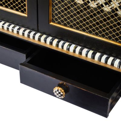 Courtly Criss-Cross Cabinet