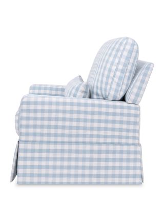 Crawford Pillowback Chair and a Half Comfort Swivel Glider