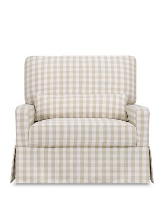 Crawford Pillowback Chair and a Half Comfort Swivel Glider