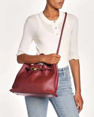 Andiamo Leather Top Handle Bag