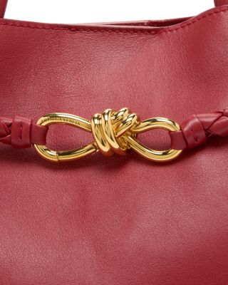 Andiamo Leather Top Handle Bag