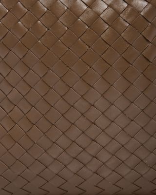 Large Hop Intrecciato Leather Shoulder Bag