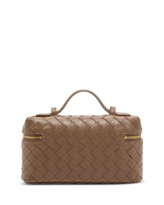 Bang Bang Intrecciato Leather Vanity Case