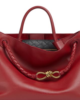 Andiamo Leather Top Handle Bag