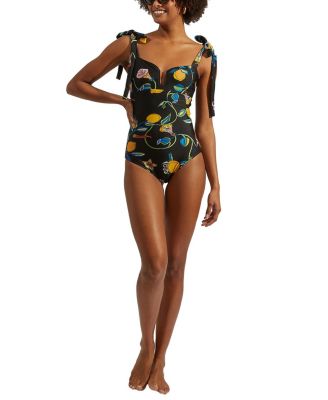 La DoubleJ - Barbarella Swimsuit Borboni Black