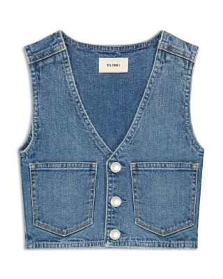 DL1961 - Girls' Zizi Denim Vest in Endless Sea - Big Kid