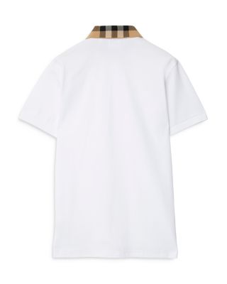 Cody Cotton Piqu&eacute; Check Collar Slim Fit Polo Shirt