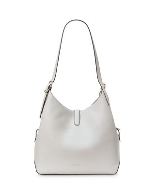 Deco Pebbled Leather Medium Shoulder Bag 