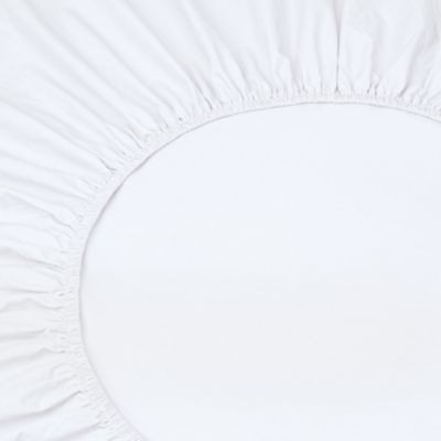 Piglet in Bed - Washed Cotton Percale Fitted Sheet, King