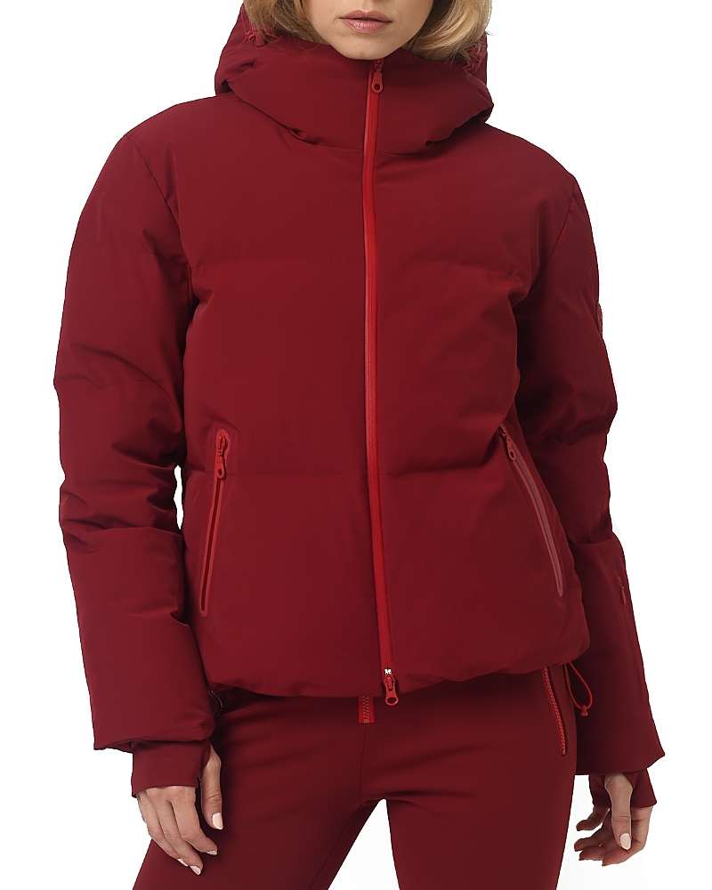 Jorde Poppy Ski Jacket In Ruby