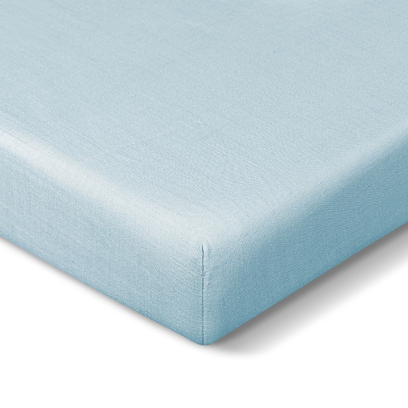 Bedgear Baby Hyper-linen Performance Crib Sheet In Baby Blue