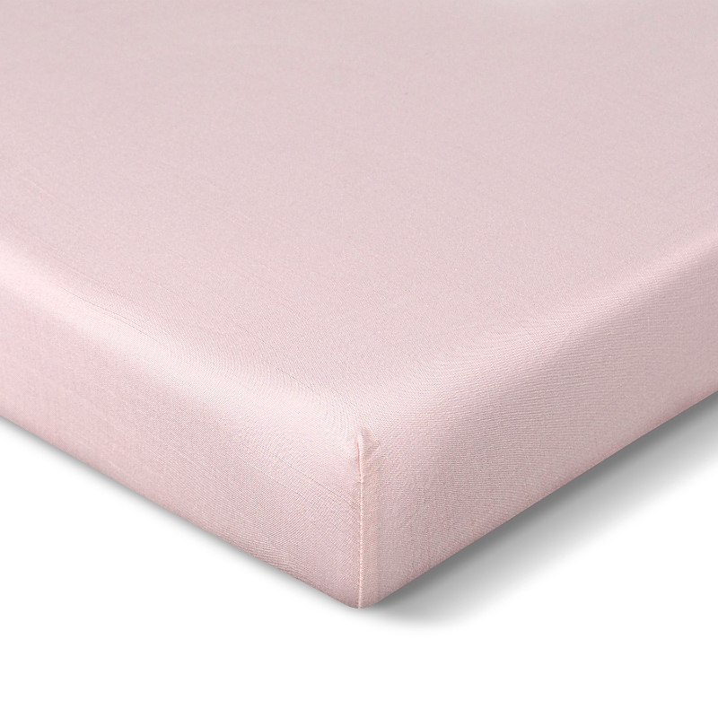Bedgear Baby Hyper-linen Performance Crib Sheet In Light Pink