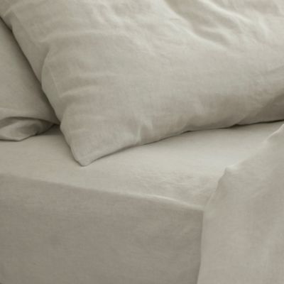 Linen Fitted Sheet, Queen
