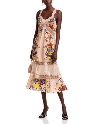 Floral Lace Slip Dress