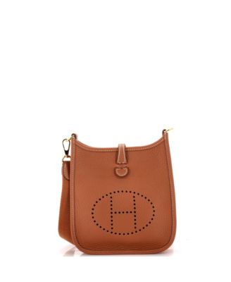 Pre-Owned Hermes Tpm Evelyne Bag Gen Iii Clemence