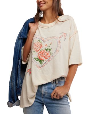 Free People - We The Free Love Rose Tee