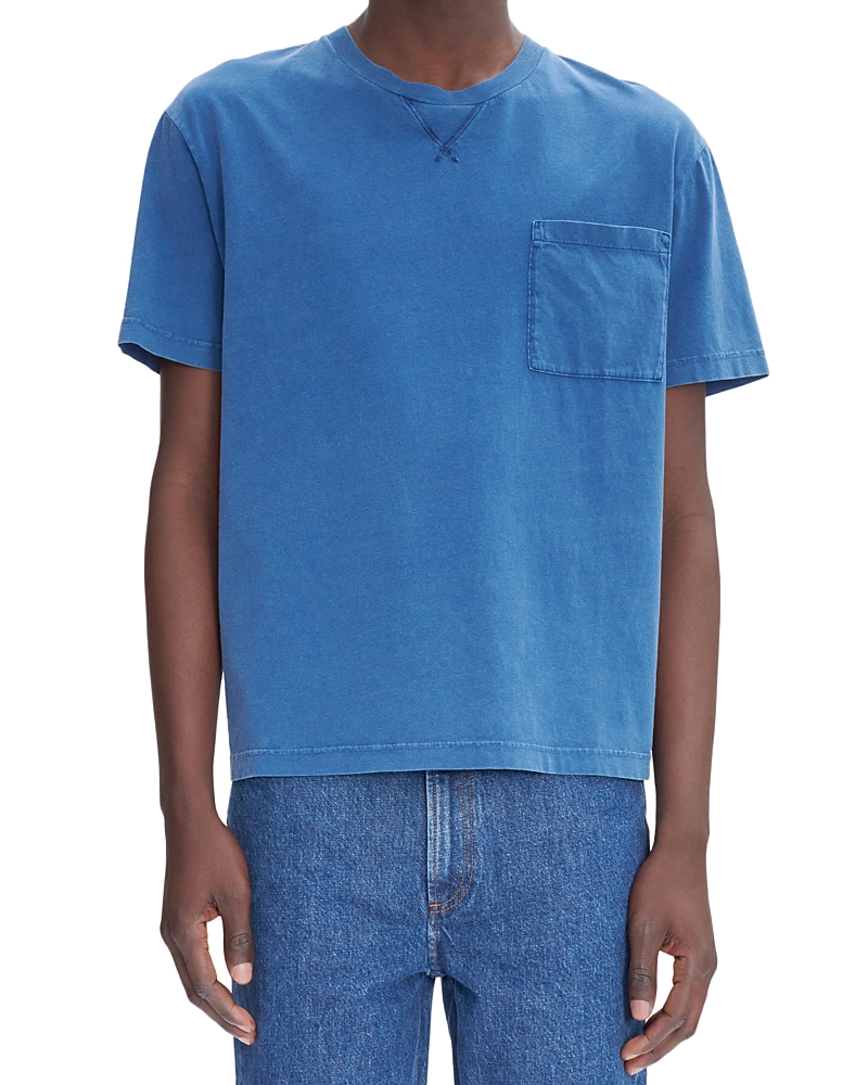 A. p.c. Garment Dyed Logo Tee