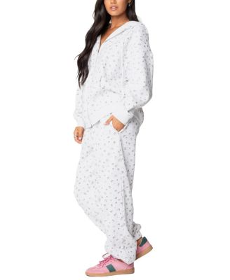 Bouquet Oversized Zip Up Hoodie