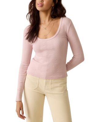 Faherty - Pacific Pointelle Scoop Neck Top