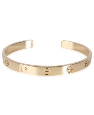 Pre-Owned Cartier Love 18k Yellow Gold Bracelet
