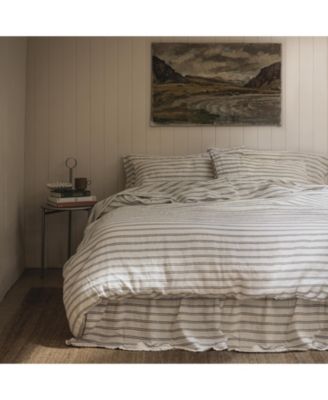 Kemptown Stripe Linen Blend Duvet Cover
