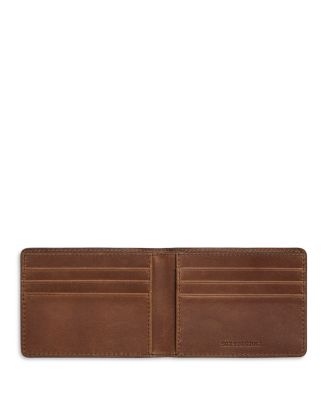 Slim Navigator Distressed Leather Bi Fold Wallet