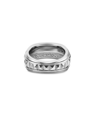 Men's Sterling Silver Pyramid Ring