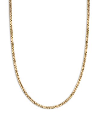 David Yurman - Small Box Chain in 18K Yellow Gold, 2.7mm