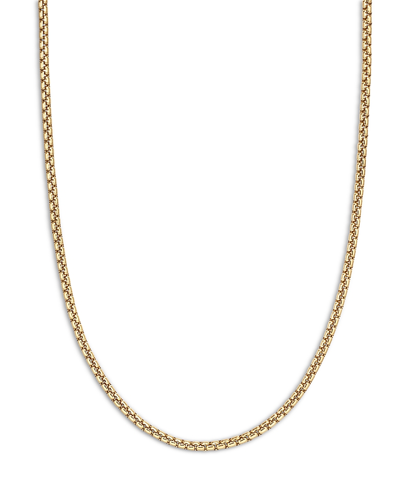 David Yurman Small Box Chain in 18K Yellow Gold 18, 2.7mm