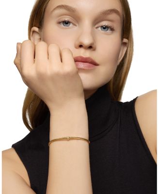 Renaissance Center Station Bracelet with Diamonds in 18K Gold