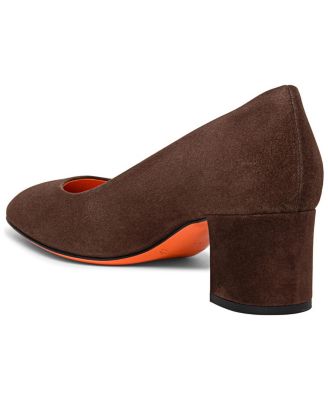 Women&#39;s Fight Suede Low-Heel Pump