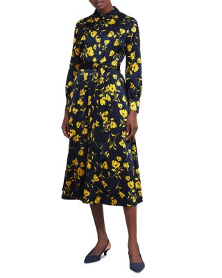 Amelia Satin Shirt Dress