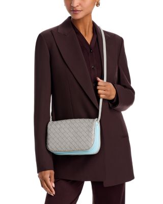 Intrecciato Leather Shoulder Bag