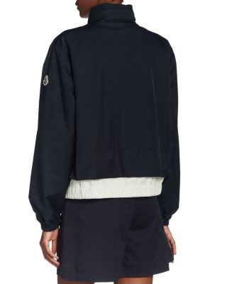 Janze Twill Contrast Jacket with Packable Hood