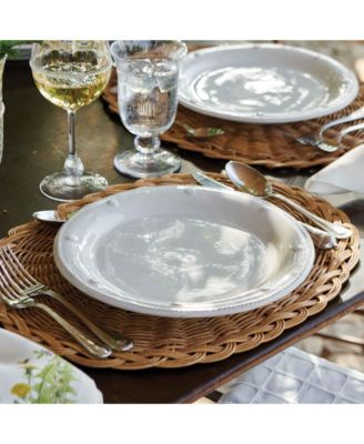 Berry & Thread Whitewash 16 Piece Dinnerware Set, Service for 4