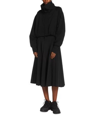 Wide Collar Zip Front Cardigan