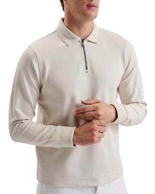 Ted Baker - Ingmar Regular Fit Knit Long Sleeve Polo Shirt