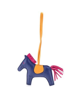 Pre-Owned Hermes Mm GriGri Rodeo Bag Charm Leather