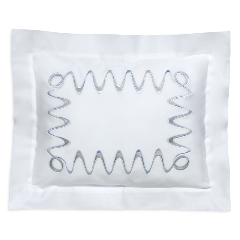 Dea Luxury Linens Dea Palm Beach Tc Pelago Embroidery King Sham