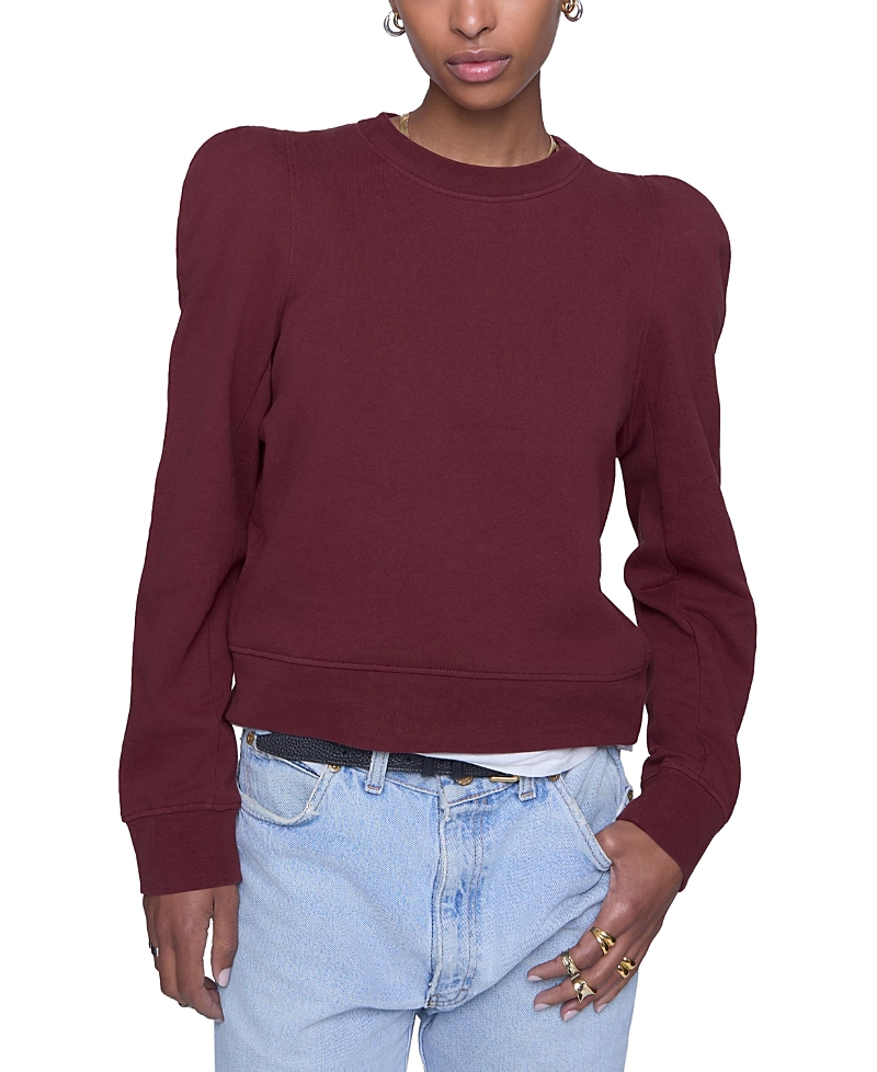 Rebecca Minkoff Jade Sculpted Sweatshirt In Lacquer
