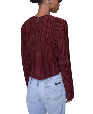  Calista Pleated Top