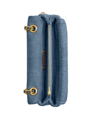 Tabby Small Quilted Denim Shoulder Bag