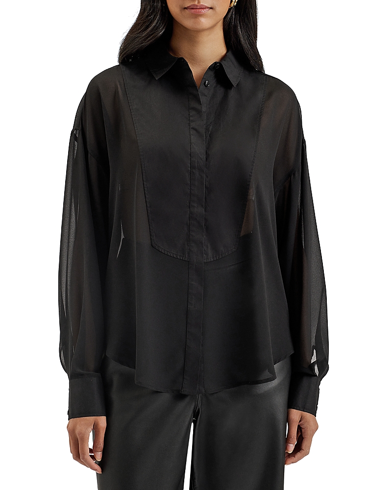 Ted Baker Lechosa Chiffon Oversized Shirt