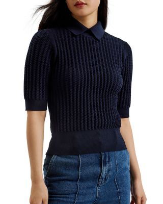 Ted Baker - Puff Sleeve Fitted Sweater