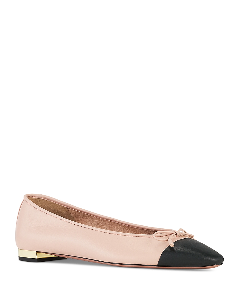 Aquazzura Women's Gioia Flats In Petalblack