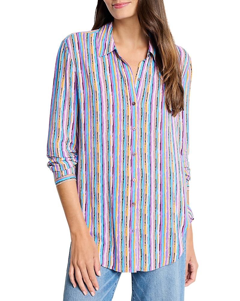 NIC + ZOE NIC+ZOE SOLSTICE STRIPE SHIRT