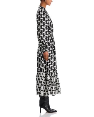 Smocked Long Sleeve Dress