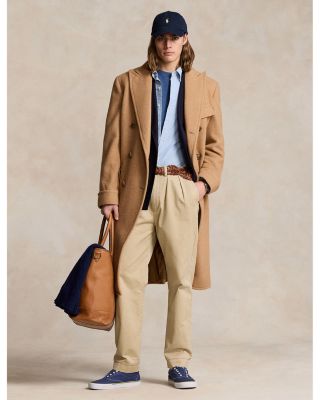 Shop Polo Ralph Lauren The Polo Camel Hair Double-Breasted