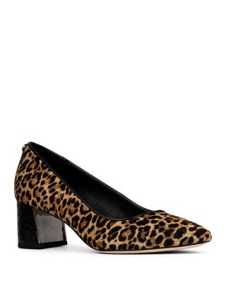 Donald Pliner - Women's Suzette Leopard Print Calf Hair Pumps