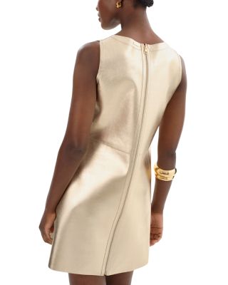 Lozana Reversible Leather Mini Dress